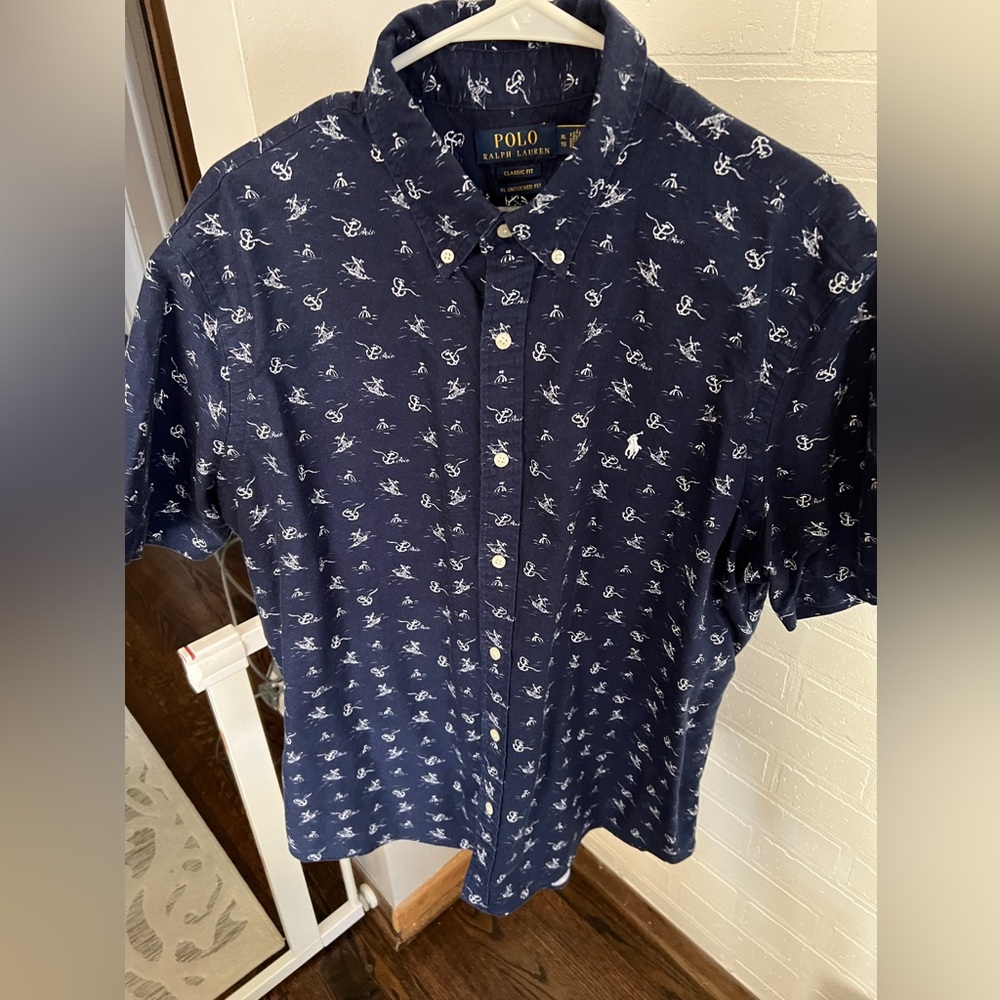 MENS POLO BUTTON UP
